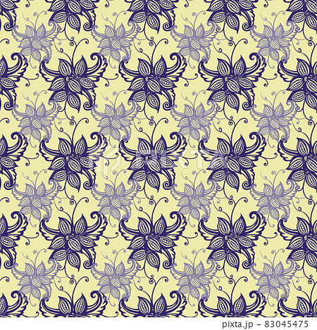 Stylish Modern Abstract background with floral seamless pattern. 83045475
