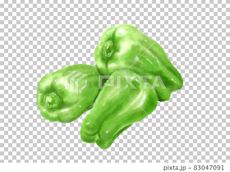 3個のピーマン 83047091