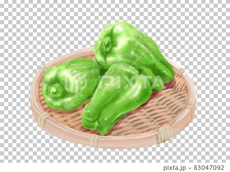 ざる盛りのピーマン 83047092