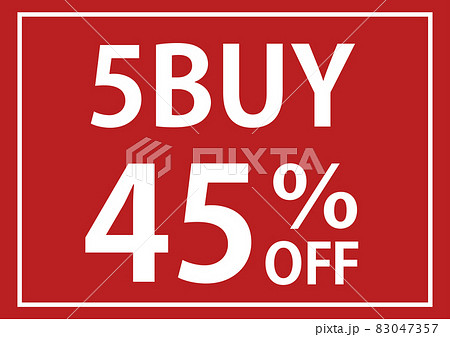 5BUY_45%OFF 83047357