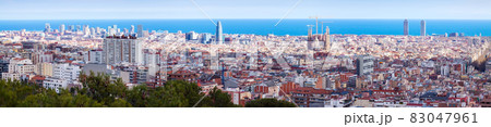 panoramic view of Barcelona panoramic view of Barcelona 83047961