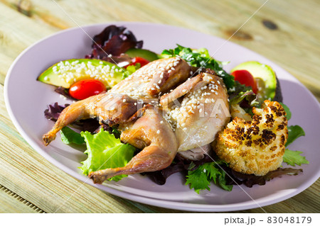 Quail Tabaka with sesame 83048179