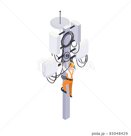 Telecommunication Tower Icon 83048429