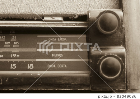 Vintage sound equipment, vintage color Vintage sound equipment, vintage color 83049036
