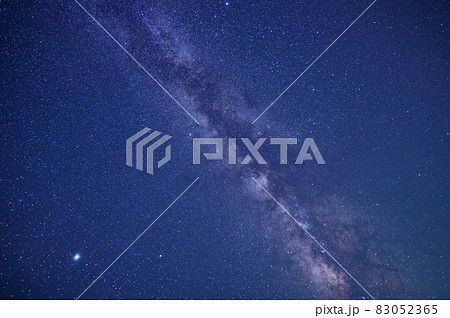 タデ原湿原から望む天の川 83052365