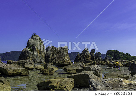 串本　橋杭岩　和歌山県串本町 83053253