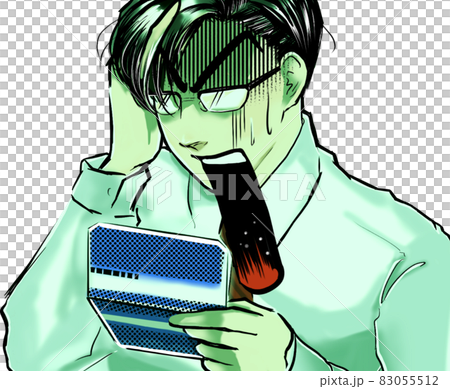 漫画イケメンメガネ会社員少ない預金残高通帳を見て絶叫 漫画イケメンメガネ会社員少ない預金残高通帳を見て絶叫 83055512