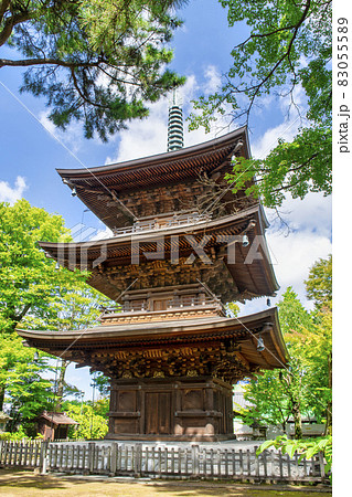 東京都・世田谷区　豪徳寺（ごうとくじ）　三重塔 83055589