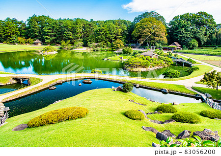 岡山県 岡山後楽園（唯心山からの眺望） 83056200