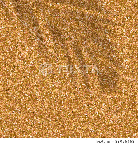 Shadow of palm branch over top of golden 83056468