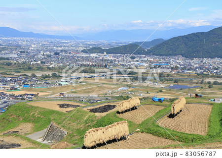 姨捨の棚田　秋景 83056787