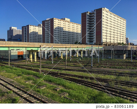 東京板橋・都営地下鉄志村検車場と都営住宅 東京板橋・都営地下鉄志村検車場と都営住宅 83061189