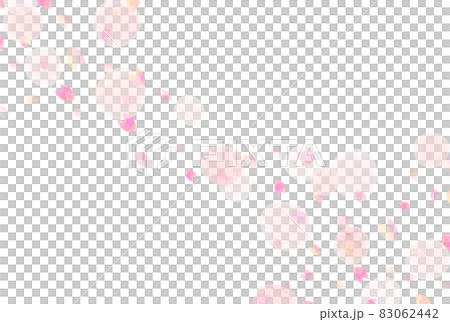 Fleeting and beautiful watercolor cherry blossom background illustration 2 83062442