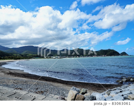 香住浜から見る日本海 香住浜から見る日本海 83063061