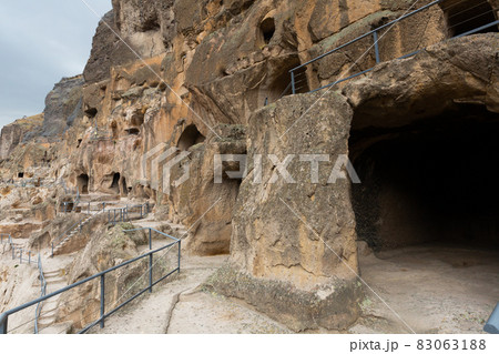 Cave city Vardzia, carved into the rock - famous attraction of Georgia 83063188