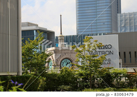 三越屋上からの銀座和光　東京都中央区銀座4　和光堂　銀座4丁目　和光 83063479