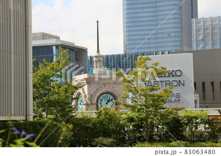 三越屋上からの銀座和光　東京都中央区銀座4　和光堂　銀座4丁目　和光 83063480