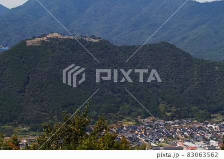 兵庫県/ 立雲峡から見る竹田城　 83063562