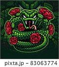 Viper snake mascot logo design 83063774