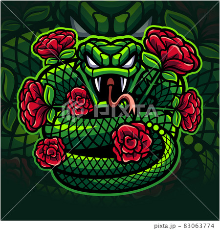 Viper snake mascot logo design Viper snake mascot logo design 83063774