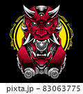 Devil head mascot logo design 83063775