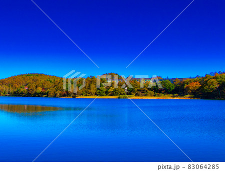 蓼科・女神湖 湖畔の紅葉 日本 蓼科・女神湖 湖畔の紅葉 日本 83064285