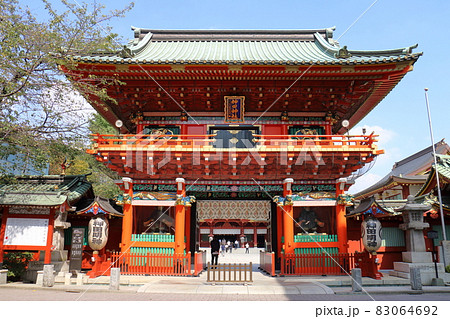 神田神社の隨神門 東京都千代田区外神田 神田神社の隨神門 東京都千代田区外神田 83064692