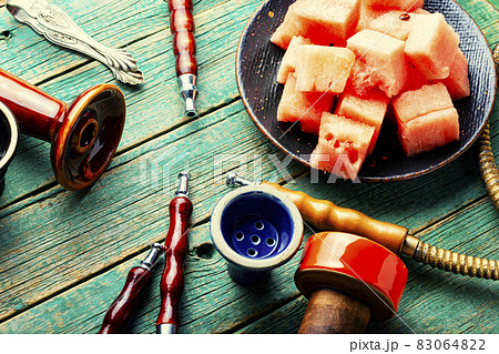 Tobacco shisha for smoking with watermelon 83064822
