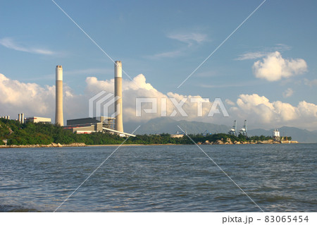 view of Power Station, Tuen Mun, at Lung Kwu Tan 2 July 2005 view of Power Station, Tuen Mun, at Lung Kwu Tan 2 July 2005 83065454