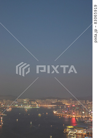 the east of cityscape at hong kong night 16 July 2005 the east of cityscape at hong kong night 16 July 2005 83065919