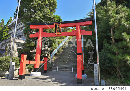 高良大社・三の鳥居と本坂 高良大社・三の鳥居と本坂 83066491