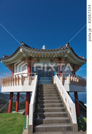 長崎県　対馬　韓国展望所 83067334
