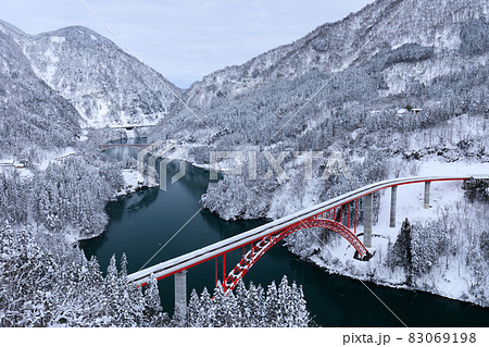 富山_庄川峡・冬の絶景 83069198