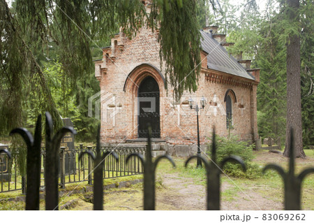 Old chapel at Wrede family cemetery. 4 September 2018 - Anjala, Kouvola, Finland. 83069262