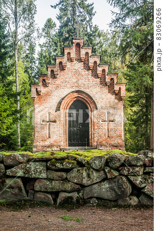 Old chapel at Wrede family cemetery. 18 September 2018 - Anjala, Kouvola, Finland. 83069266