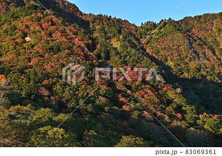 西日本最高峰の四国の霊山「石鎚山」の秋 83069361