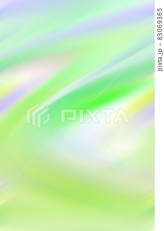 グリーン系抽象背景素材、グラデーション、抽象イメージ、背景ぼかし 83069365