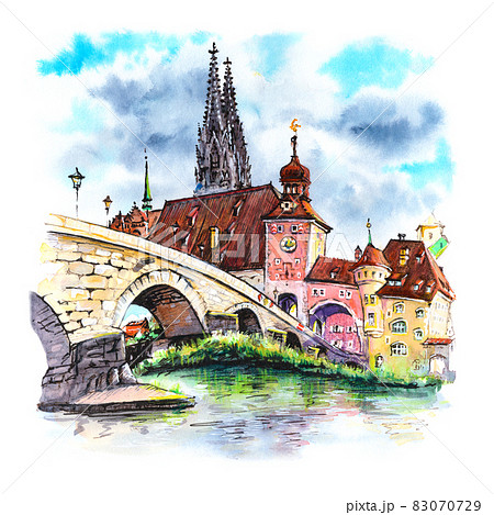 Regensburg, eastern Bavaria, Germany 83070729