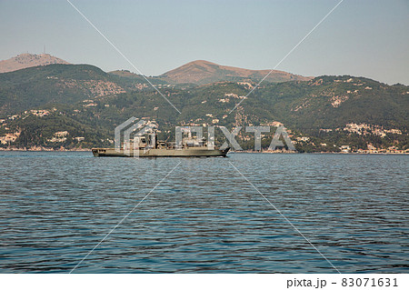 NATO military logistic support vessel off the coast of Corfu NATO military logistic support vessel off the coast of Corfu 83071631