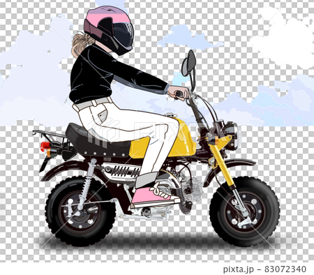 Bike girl single touring female Bike girl single touring female 83072340