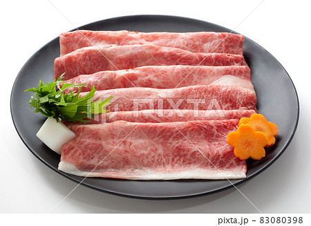 すき焼き肉　　スタジオ撮影　 83080398
