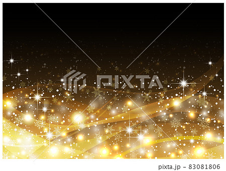 クリスマス イルミネーションの背景 フレームのイラスト素材 クリスマス イルミネーションの背景 フレームのイラスト素材