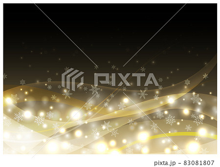 クリスマス イルミネーションの背景 フレームのイラスト素材