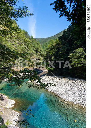 三重県　大台町　大杉谷　渓谷　風景 83081904