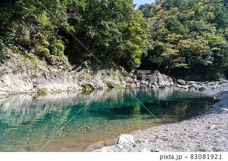 三重県　大台町　大杉谷　渓谷　風景 83081921