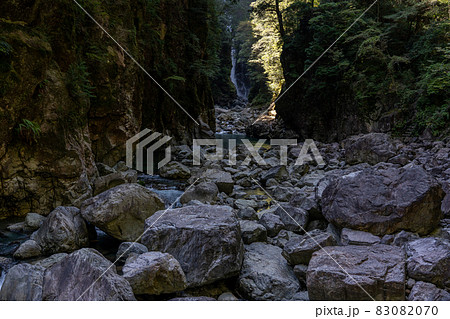 三重県　大台町　大杉谷　渓谷　風景 83082070
