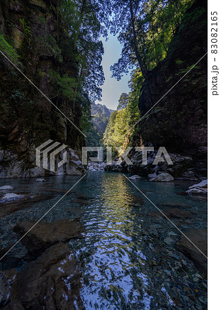 三重県　大台町　大杉谷　渓谷　風景 83082165