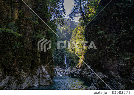 三重県　大台町　大杉谷　渓谷　風景 83082272