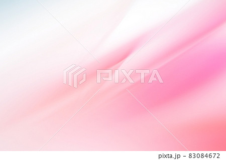赤色系抽象的背景　ピンク色の緩やかな流れ・ライン 83084672