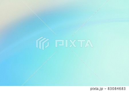 青色系抽象的背景　ゆるやかな曲線　グラデーション　 83084683